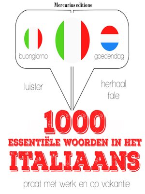 cover image of 1000 essentiële woorden in het Italiaans
